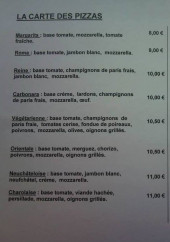 Menu Cabana...pizza - Les pizzas
