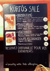 Menu Caravanille - Exemple de menu