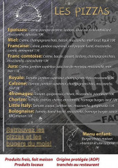 Menu CheZ Flo' rian - Les pizzas