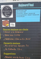 Menu Coup d' food - les menus