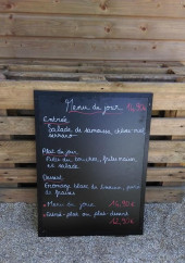 Menu Des tours gourmands - Exemple de menu