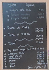 Menu Dolce Sapore - L' ardoise