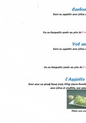 Menu Friterie Les Damoureux - les assiettes