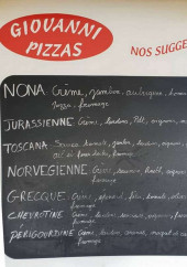 Menu Giovanni Pizza - Les suggestions