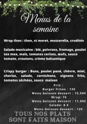 Menu Jcooking - Les menus de la semaine