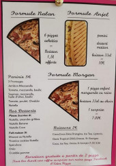 Menu L'Eden Pizza - Formules, paninis et boissons 