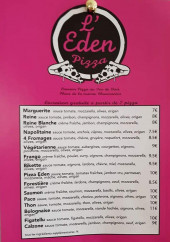 Menu L'Eden Pizza - Pizzas