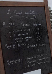 Menu La Belgerie - Exemple de menu