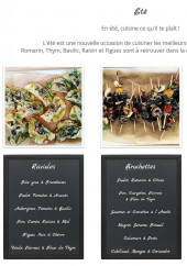 Menu La Boîte de Conserve - La carte d' été