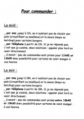 Menu La Gargotine - Pour commencer