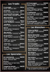 Menu La Kaza Pizz - Pizza