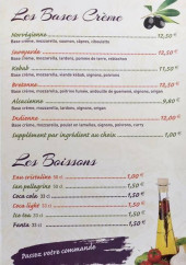 Menu La Pizz' - Les pizzas suite et boissons