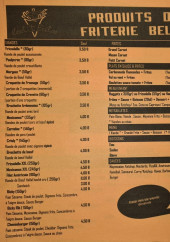 Menu Laeti't Frites - Les plats à la carte