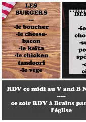 Menu Le camt'art des saveurs - Burgers et desserts