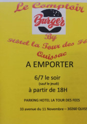 Menu Le comptoir burger - Carte et menu