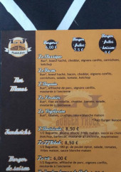 Menu Le Lj - Menus, sandwiches et burgers 