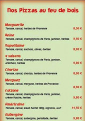 Menu Le petit camion - Pizzas