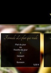 Menu Le Plat Qui Roule - Formules