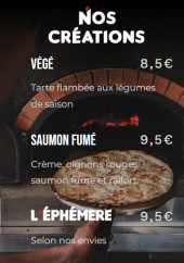 Menu Les Enflammés - Les créations