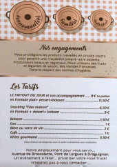 Menu Les Fées Tout - Engagements et tarifs 
