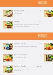 Menu Loca Dévore Food Truck - Les desserts et boissons
