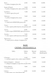 Menu LP Lorenzo Pizza - Les pizzas suite