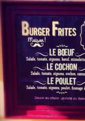 Menu Ma cuisine qui roule Patoch - Le burger frites maison