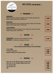 Menu Mr Chili - Les ensaladas, nachos...