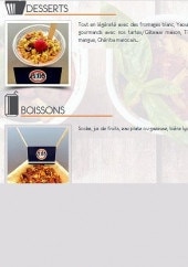 Menu Mylo - Les desserts et boissons