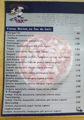 Menu Nonna Pizza - Les pizzas