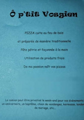 Menu Ô p'tit Vosgien - Carte  et menu Ô p&amp;#039;tit Vosgien