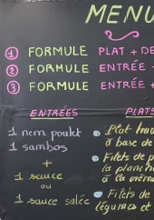 Menu Pause Sambos - Un exemple de menu du jour