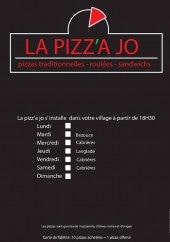 Menu Pizz'a jo - Carte et menu Pizz'a jo Bezouce