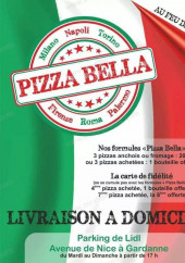 Menu Pizza bella - Carte et menu Pizza bella Gardanne