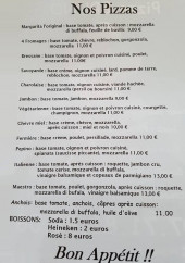 Menu Pizza Bruno - Pizzas