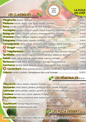 Menu Pizza In Teglia - Les pizzas