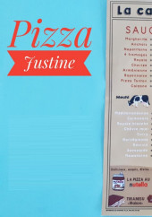 Menu Pizza Justine - Les pizzas