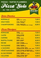 Menu Pizza Yolo - Les pizzas flambées, pizzas classiques...