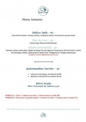 Menu Pouët-Pouët - Menus de la semaine
