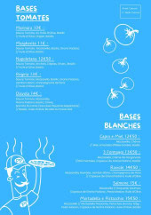 Menu Pral Pizza - Les pizzas