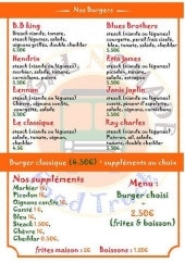 Menu R'egal Nomade - les burgers