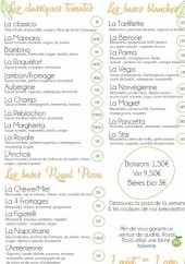 Menu Royal Pizza - Pizzas