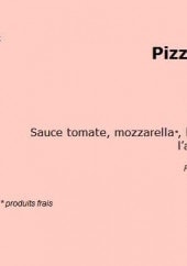 Menu Scuderia Pizza - pizza du moment