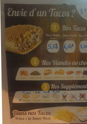Menu Snack kebab - Les tacos