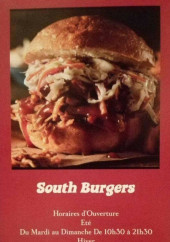 Menu South Burgers - Carte et menu South Burgers Villeneuve Loubet