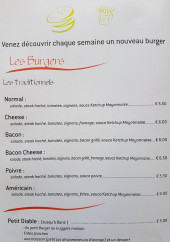 Menu Steven's Burger - Burgers