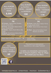 Menu Tapaseb - Menus, burgers, fajitas,....