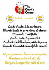 Menu The Cook’s Corner - Exemple de menu de la semaine