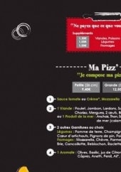 Menu Tomi Pizza - Composer nos pizza
