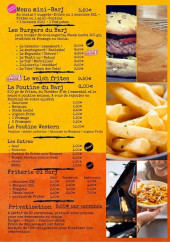 Menu Truck de Barj' - La carte